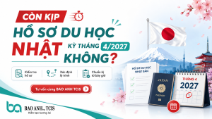 du học Nhật kỳ tháng 4/2027